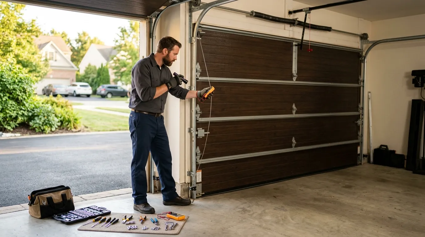 Repaired & tested - Mundelein garage door service